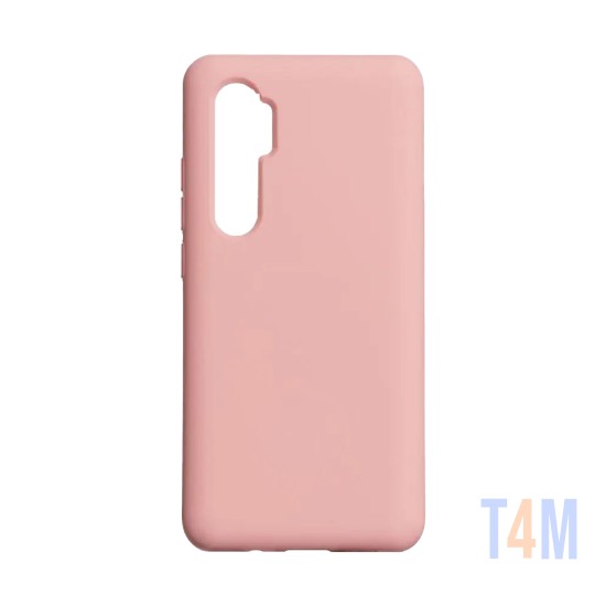 Capa de Silicone para Xiaomi Mi Note 10 Lite Rosa